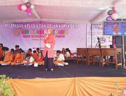 Perpisahan siswa siswi kelas 6 SDN Kroyo yang bergelar Adiwiyata tingkat provinsi