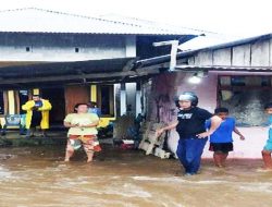 Intensitas Hujan Tinggi, Rumah Warga Desa Gamomeng Halmahera Barat di Rendam Banjir