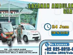 Bantu Masyarakat, Kodim 1508/Tobelo Luncurkan Layanan Ambulance Gratis