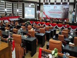 Suasana HUT Kemerdekaan RI Ke-78, Dalam Rapat Paripurna DPRD OKI.