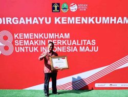 Di HUT ke 78 Kemenkumham, Kota  Depok Terima Penghargaan