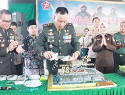 TNI Ultah ke 78, Polres Sragen berikan Surprise 