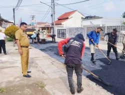 Pembangunan Sumur Resapan Hingga Jalan Lingkungan di Kel. Pontir Selesai Dikerjakan