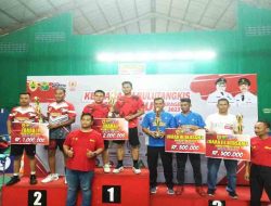 Final Ganda Veteran Meriahkan Puncak Kejuaraan Bulutangkis BUPATI CUP Sragen 2023