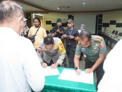 Pemda bersama Kodim Tobole dan Polres Halut Tandatangani NPHD