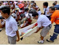 NHM Berikan Edukasi Penanggulangan Bencana Untuk Siswa Siswi SD di Lingkar Tambang