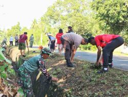 Awal Tahun Langsung Aksi, Koramil 1508-02/Galela Laksanakan Karya Bakti