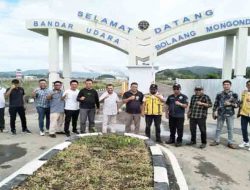 Pembangunan Rampung, Akses Jalan Bandar Udara Bolaang Mongondow Siap Digunakan