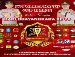 Meriahkan HUT Bhayangkara Ke-78 Tahun 2024, Polres Halmahera Utara Gelar Turnamen Lomba Menebak