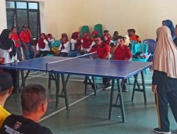 Turnamen Tenis Meja Meriahkan HUT RI ke-79 di Karangmalang