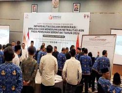 Jelang Pilkada ,PJ Bupati Cilacap dan Jajaran Pejabat Komitmen Netral.